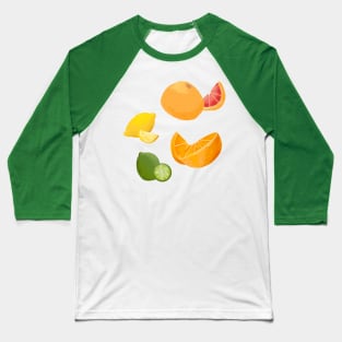 Citrus Fruits Baseball T-Shirt